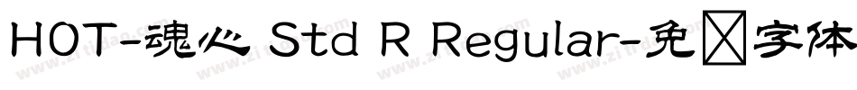 HOT-魂心 Std R Regular字体转换